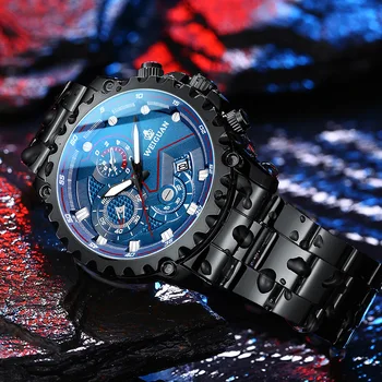 Brand de lux de Moda de Afaceri Cuarț Ceas de mână cu Leatrher/otel Inoxidabil curea Ceas barbati Calendar Impermeabil Ceas pentru bărbați