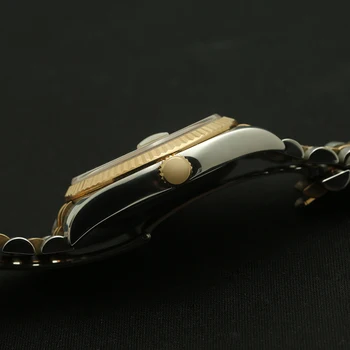 Brand de Top TACTO mens ceasuri rol stil ceas de aur cu diamante de cuarț omul ceas clasic din otel calendar impermeabil ceas de mână de sex masculin