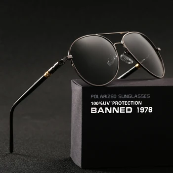 Brand HD Polarizat ochelari de Soare UV400 Bărbați Femei de Moda se răcească Ochii fierbinte Ochelari de Soare Cu Accesorii de conducere a aviației oculos de sol