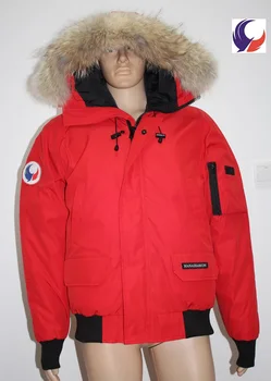 Brand MANASEAMON Nou Strat de Moda pentru Bărbați de Iarnă Palton Cald Gâscă în Jos Jacheta Bomber Geaca Real Coyote Guler de Blană cu Glugă G01
