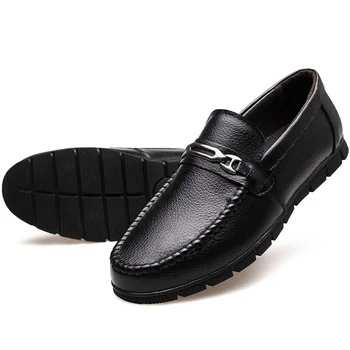 Brand Mens Pantofi Din Piele Mocasini Bărbați De Lux Pantofi De Moda Încălțăminte De Piele De Vacă Pantofi De Afaceri Mens Casual Mocasini A446