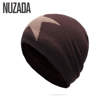 Brand NUZADA Capace Tricotate Capota Pălărie mai Gros de Cald, Plus Puf Bărbați Femei Chelioși Căciuli de Iarnă de Toamnă Capac de Acoperire