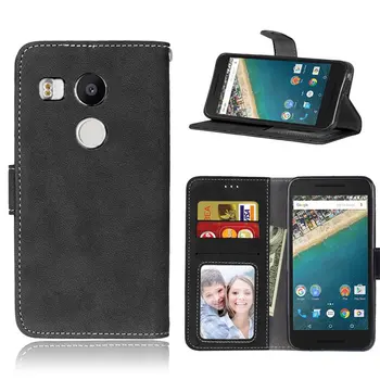 Brand Tuke Nexus 5X Caz Acoperire de Lux Sloturi pentru Carduri de Portofel Piele Flip Caz de Telefon Pentru LG Google Nexus 5x Nexus5x Acoperi Coque