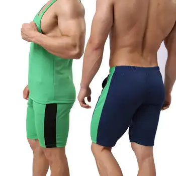 Brand Vara Mozaic Mens În Aer Liber Activ Pantaloni Scurți De Sex Masculin Sport Lungime Genunchi Exercițiu Jogging Pantaloni Scurti 5 Culoare