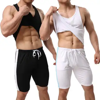 Brand Vara Mozaic Mens În Aer Liber Activ Pantaloni Scurți De Sex Masculin Sport Lungime Genunchi Exercițiu Jogging Pantaloni Scurti 5 Culoare