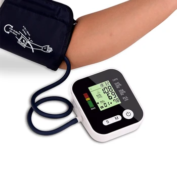 Braț Monitor de Presiune sanguina tensiometru Echipamente Medicale Aparate pentru Măsurarea Presiunii Monitor LCD Inima Bate Metru Mașină