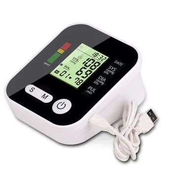 Braț Monitor de Presiune sanguina tensiometru Echipamente Medicale Aparate pentru Măsurarea Presiunii Monitor LCD Inima Bate Metru Mașină