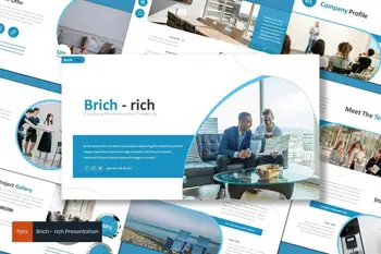 Brichrich - Business Powerpoint, Keynote și Google Slides Șablon