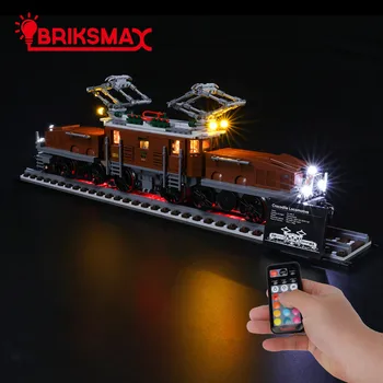 BriksMax Lumină Led-Uri Kit Pentru 10277 Creator De Crocodil Locomotiva