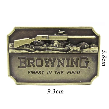 Browning Catarama mai Bune în Domeniul Bronzer Dreptunghi Design de Vânătoare de Oameni Catarama Potrivit pentru 4cm Latime Curea Navă Rapidă