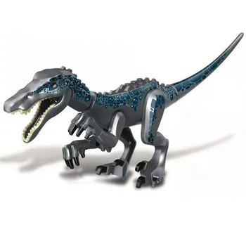 Brutal Raptor Clădire lepines Jurassic Lume Blocuri 2 Mini Dinozaur Cifre Cărămizi Dino Toys Pentru Copii Dinosaurios