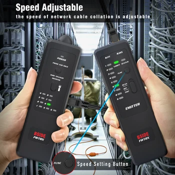 BSIDE FWT8X cablu de Rețea tracker detecteur RJ11/45 Lan Ethernet fire de Telefon tester Finder Telecom Instrument electrificate munca 60V