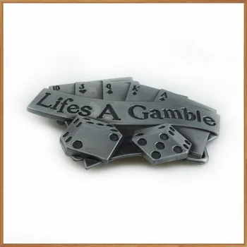 BuckleClub aliaj de zinc gamble carti de joc blugi cadou de cowboy, curea, catarama FP-02120 cu 4cm lățime buclă picătură de transport maritim