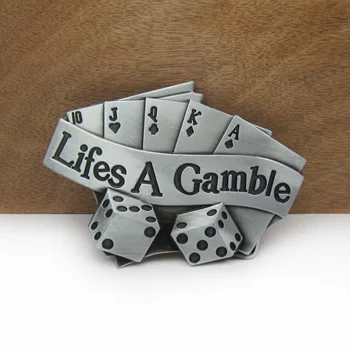 BuckleClub aliaj de zinc gamble carti de joc blugi cadou de cowboy, curea, catarama FP-02120 cu 4cm lățime buclă picătură de transport maritim
