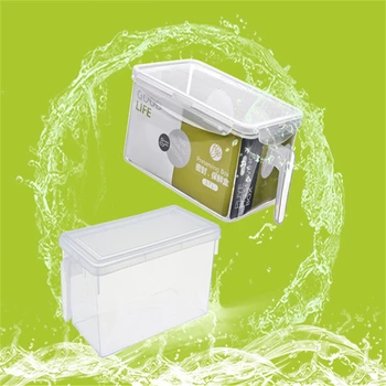 Bucătărie Transparent PP Cutie de Depozitare Boabele de Fasole de Stocare Conține Sigilate Acasă Organizator Container pentru Alimente Frigider Cutii de Depozitare