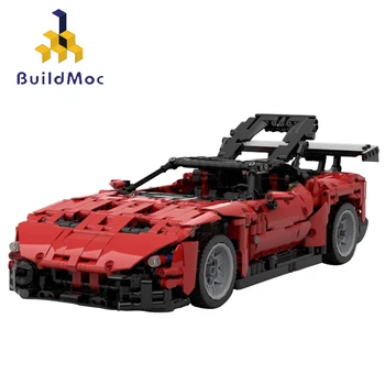 BuildMoc Technic Masina RC Clasic Super Masina Sport Blocuri MOC Creator de Control de la Distanță de Curse Cărămizi Educative pentru Copii Jucarii
