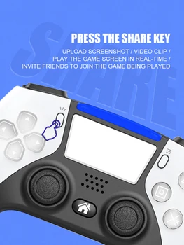 Built-in difuzor joc video controller joystick gamepad pentru PS4 / PC/telefoane Android Elite Bluetooth ocupa de joc fără fir mâner