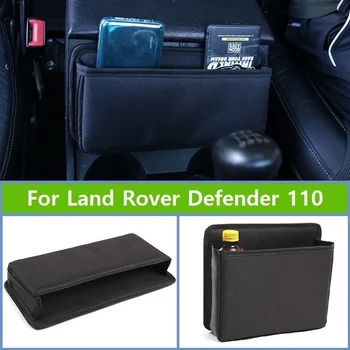 Bumbac Negru Pentru Land Rover Defender 110 130 2009-2018 Pentru Defender 90 De Auto Cotiera Cutie Depozitare Cotiera Compartiment De Depozitare Saci
