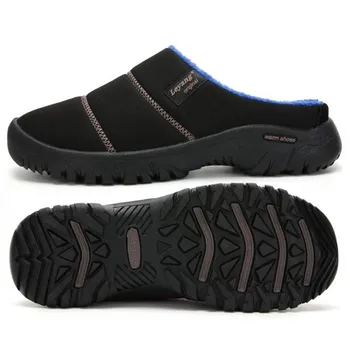 Bumbac Papuci Barbati De Iarnă În Aer Liber, Pantofi Pentru Bărbați Impermeabil Rece-Dovada Pantofi Casual 2021 Oameni De Pluș Om Cald Încălțăminte De Dimensiuni Mari 36-47