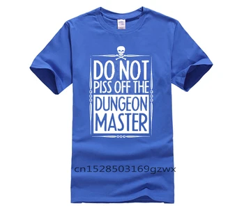 Bumbac Top Barbati tricou Nu Enervezi Dungeon Master D D Vara Mens T Shirt
