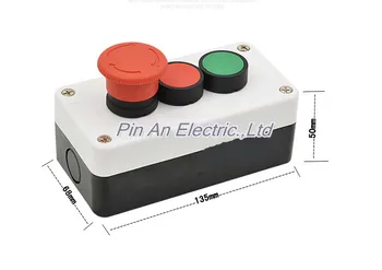 Buton de oprire de urgență cutie de control butonul de oprire pornire rezistent la apa comutatorul lift start butonul stea
