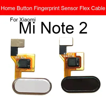 Butonul Home Senzor De Amprentă Digitală Cablu Flex Pentru Xiaomi Mi Nota 2 Nota 2 Menu Return Senzor Touch Flex Cablu Panglică De Înlocuire