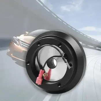 Butucul Volanului Adaptor Subțire Versiune Fit Negru cu 6 Găuri Auto Volan Conector pentru Toyota