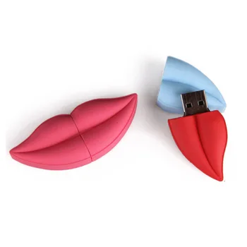 Buzele rosii drăguț usb flash drive fată cadou 32g iubitorii de joc destul de gadget personalizat de desene animate amuzant pen creative usb3.0 unitate flash stick