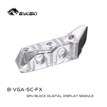 Bykski LCD Termometru Pentru GPU Apă Bloca Ecranul Colorat Temperatura Apei Detecter Acril/POM Senzor Transperant B-VGA-SC-FX