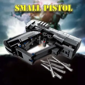BZDA arme de Jucarie Model de Pistol Blocuri Creative Technology Kit-Asamblare DIY Armă Militară Joc de Copii Jucărie Cadou