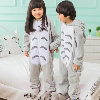 Băiat Fată Pijamale Copii Nou Unisex pijamas Totoro Copil de Desene animate de Animale Cosplay Pijama Onesie Pijamale Hoodie