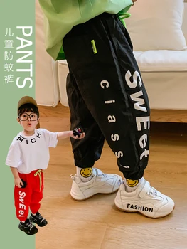 Băieții Anti-Tantari Pantaloni Valul de Vară pentru Copii Subțire coreean Pantaloni Stil Occidental de Vara pentru Copii Imbracaminte pentru Copii de Vara