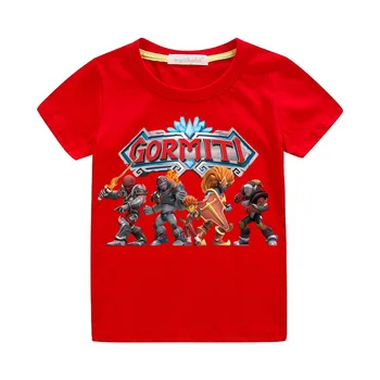 Băieții de Vară Gormiti tricouri Fete Casual Alb Teuri Top Costum de Desene animate pentru Copii Jocuri, Tricouri, Haine Copii, Tricouri 2020