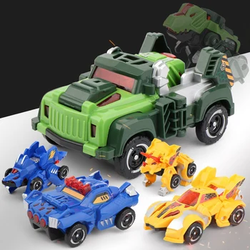 Băieții Inerție-Jucărie Deformare Dinozaur Masina Jucarii Model de Vehicul Puzzle Jucarii de Transformare Robot Vehicul Jucarii pentru Copii Cadouri