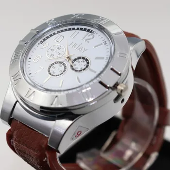 Bărbați Cuarț ceasuri Bricheta fierbinte F665 oameni cool Ceasuri de mana de Încărcare USB Militare ceasuri sport Barbati bricheta ceas