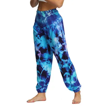 Bărbați Femei Casual Pierde Hippy Yoga Pantaloni Largi Boho Print Floral Aladdin Pantaloni Femei Colanti Sport Exercițiu Lucra Pantaloni