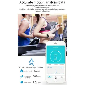 Bărbați Femei Ceas Inteligent de Ritm Cardiac Măsuri de Calorii Conta Activitatea sportivă Fitness Tracker Ceas de mana pentru iPhone, Telefoane Android