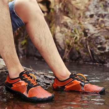 Bărbați Femei de Vară în aer liber Pantofi Sport ochiurilor de Plasă Respirabil de Apă Aqua Cinci Degete Pantofi pentru Barbati Femei Drumeții montane Adidași 2020