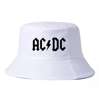 Bărbați Femei Trupa Rock AC/DC Fan pălăria de Vară se răcească Pescar Panama Soare capac în aer liber, vânătoare, pescuit Găleată Pălării