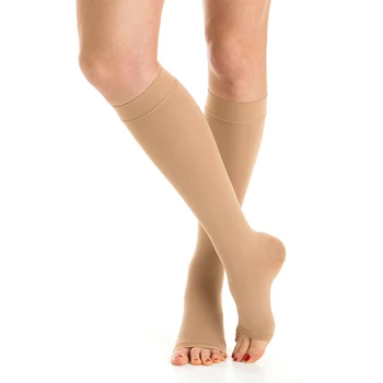 Bărbați Femei Șosete de Compresie 30-40 mmHg Medicale Knee High Ciorapi de Sprijin Furtun pentru Călătorie,Varice,Edeme și Post-Chirurgical