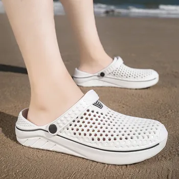 Bărbați în aer liber, Tobogane Sandale Unisex Grădină Acasă Confortabil Saboți Pantofi de Plaja si Apa Pantofi Femei Papuci Slip-on Pantofi
