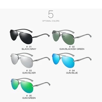 Bărbați și Femei Clasic Nou Polarizat ochelari de Soare Series Film Colorat Broasca Oglinda Ochelari de Soare