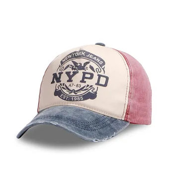Bărbații Și Femeile Pot Purta Strat Brodate EYPD Șapcă de Baseball, Bărbați Spălat Tata Pălărie, Os Capac