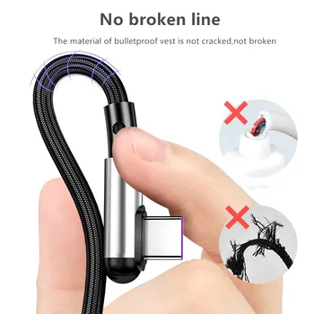 C Cablu USB de Tip C Cablu de Încărcare Rapidă Cablu de Date Incarcator Cablu USB C Pentru Samsung Galaxy S9 Huawei Mate 40 Xiaomi USB de Tip C