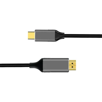 C USB la HDMI Cablu Adaptor 4K 60Hz Cablu Adaptor Thunderbolt 3, Compatibil pentru Telefon Android ChromeBook Etc
