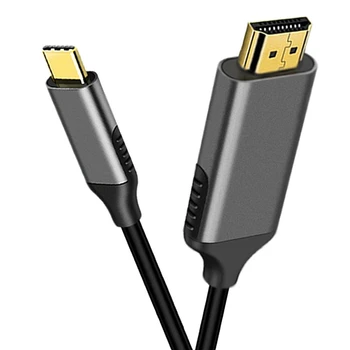 C USB la HDMI Cablu Adaptor 4K 60Hz Cablu Adaptor Thunderbolt 3, Compatibil pentru Telefon Android ChromeBook Etc
