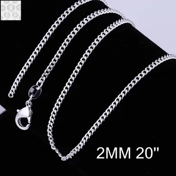 C015-16 Fierbinte de vânzare de moda de diferite dimensiuni N925 culoare Argintie șarpe lanț
