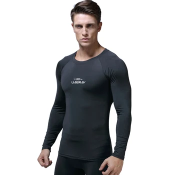 C088-Antrenament fitness barbati tricou maneca Scurta barbati termică musculare culturism purta compresie Elastică Subțire exercițiu de îmbrăcăminte