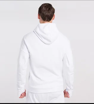 C285-haine Sport pentru bărbați și femei pe maneca lunga Pulover cu Gluga cu fermoar cardigan alb toamna iarna personalizate costum de funcționare