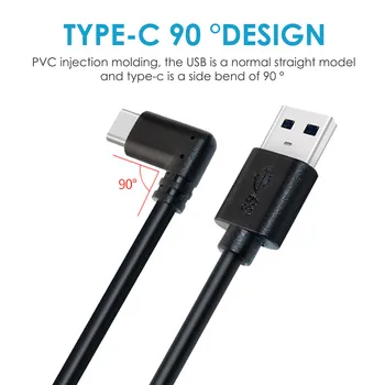 Cablu de date USB Tip-C Cablu de Conectare pentru Oculus Quest VR VR link-ul de tip C cablu usb3.1 tip C 90 de grade, cot VR accesorii